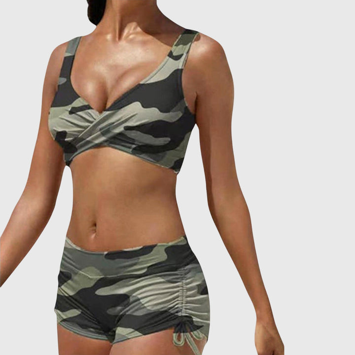 High Waist Bikini Two Piece Swimwear Summer Beach Style