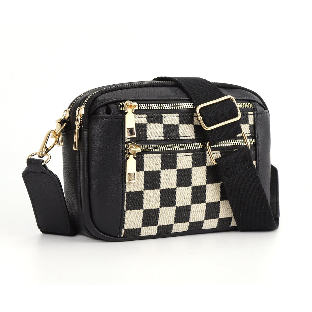Crossbody Bag with Wide Adjustable Strap for Women