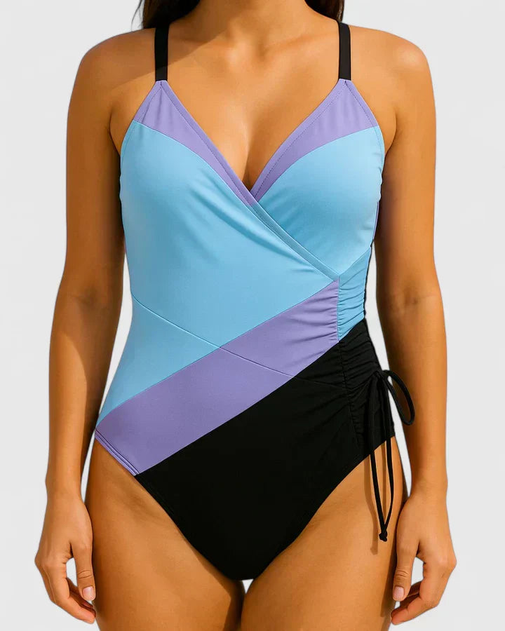 Shaped Swimsuit Wrap Front Summer Beach Swimwear Stylish Fit