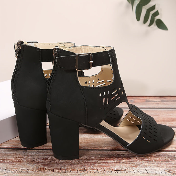 Block Heel Sandals Elegant Comfortable Fit Everyday Style