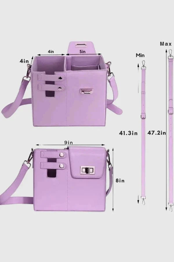 Carrie Insulated Water Bottle Crossbody Bag