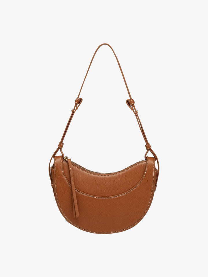 Half Moon Crossbody Bag with Adjustable Shoulder Strap for Women