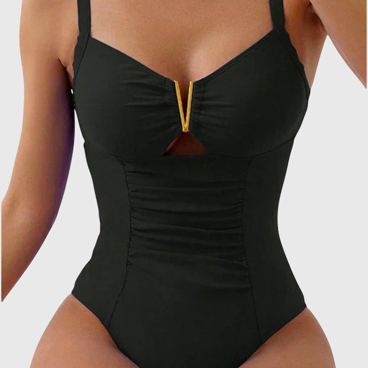 Shaped Swimsuit V Neck Summer Beach Swimwear Stylish Fit