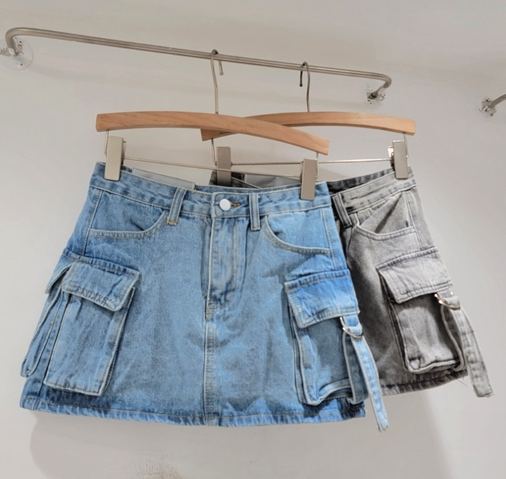 A-Line Skirt High Waist Casual Everyday Style