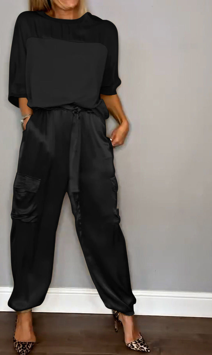 Two Piece Set Women Stylish Coordinated Outfit Elegant Fit