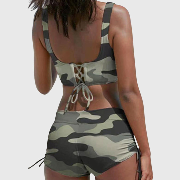 High Waist Bikini Two Piece Swimwear Summer Beach Style