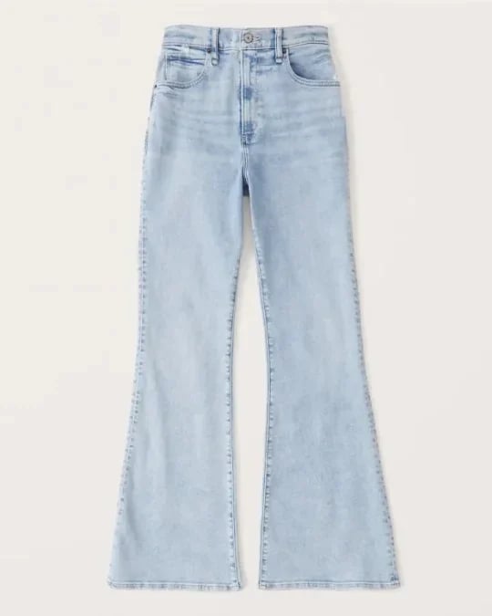 Jeans High Waist Relaxed Fit Straight Leg Casual Style