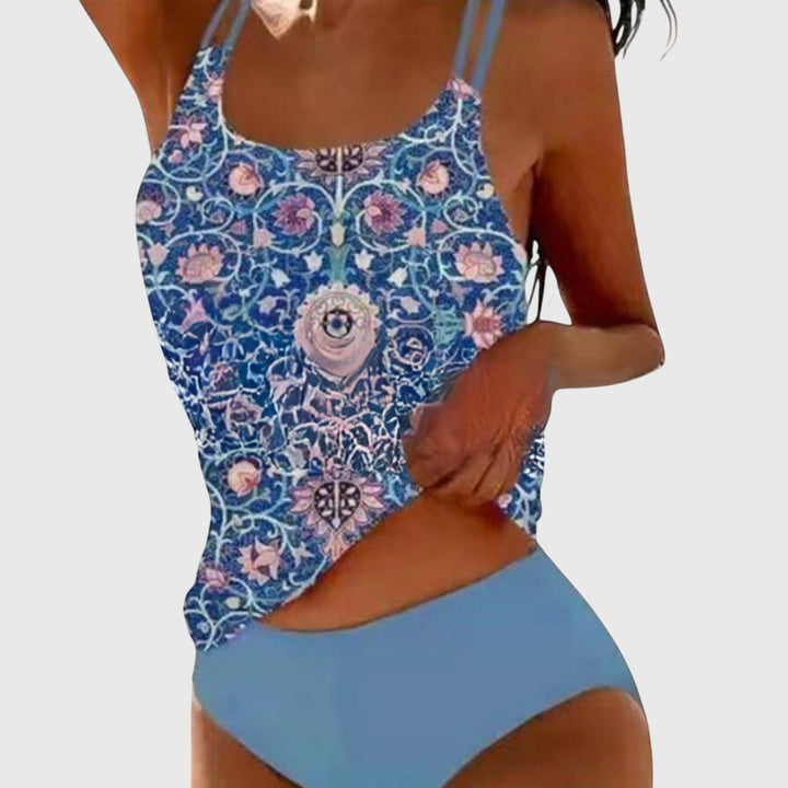 Tankini Shaped Adjustable Straps Summer Swimwear Stylish Fit