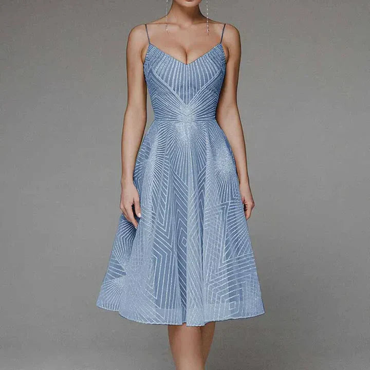 A-Line Cocktail Dress Elegant Structured Fit Timeless Style