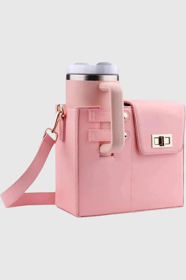 Carrie Insulated Water Bottle Crossbody Bag