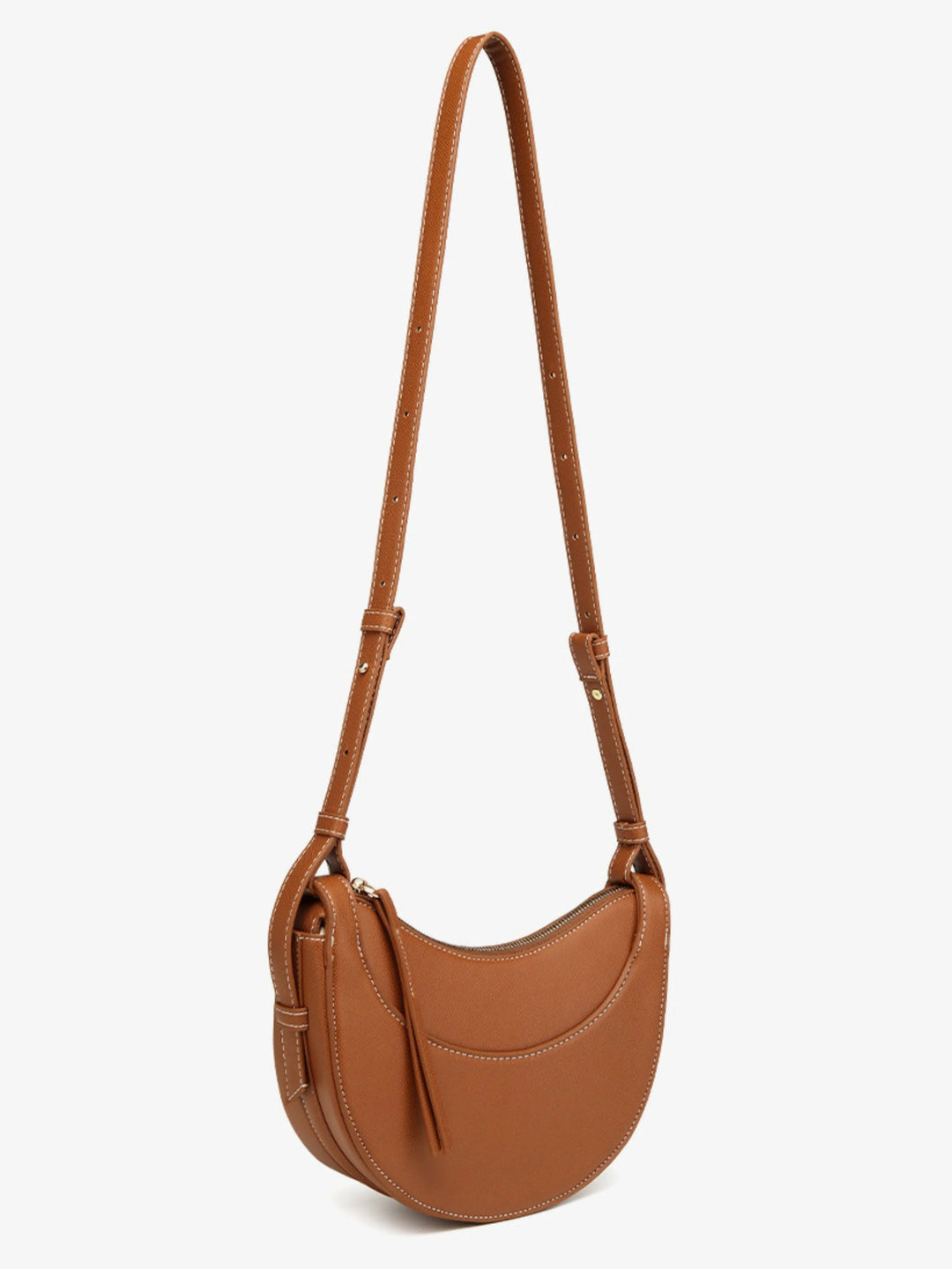 Half Moon Crossbody Bag with Adjustable Shoulder Strap for Women