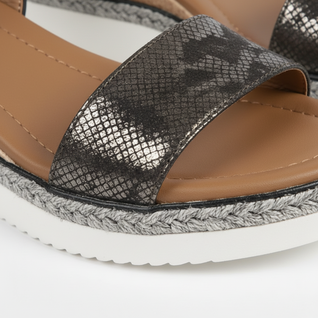 Flat Sandals Ankle Strap Open Toe Thin Sole Casual Style