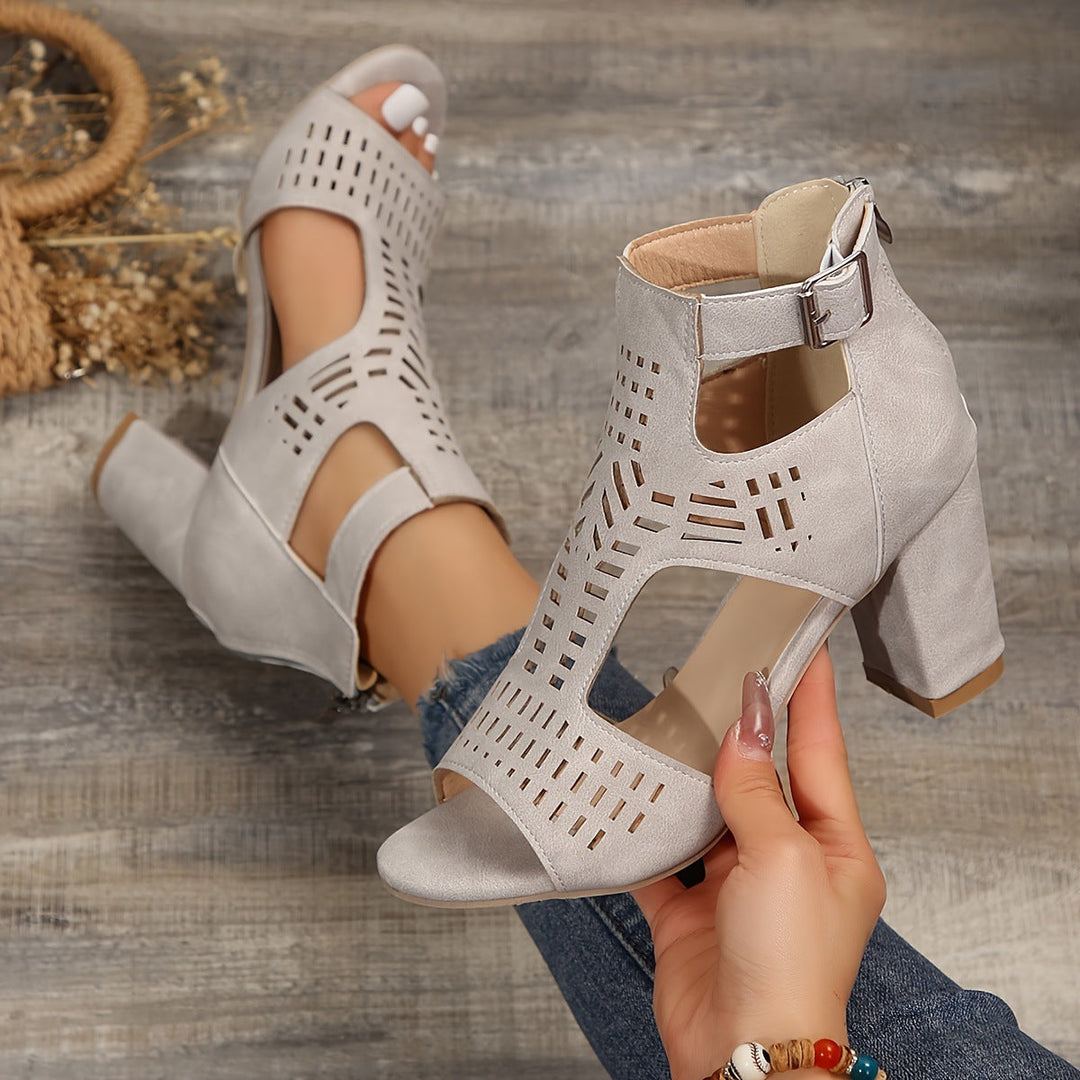 Block Heel Sandals Elegant Comfortable Fit Everyday Style