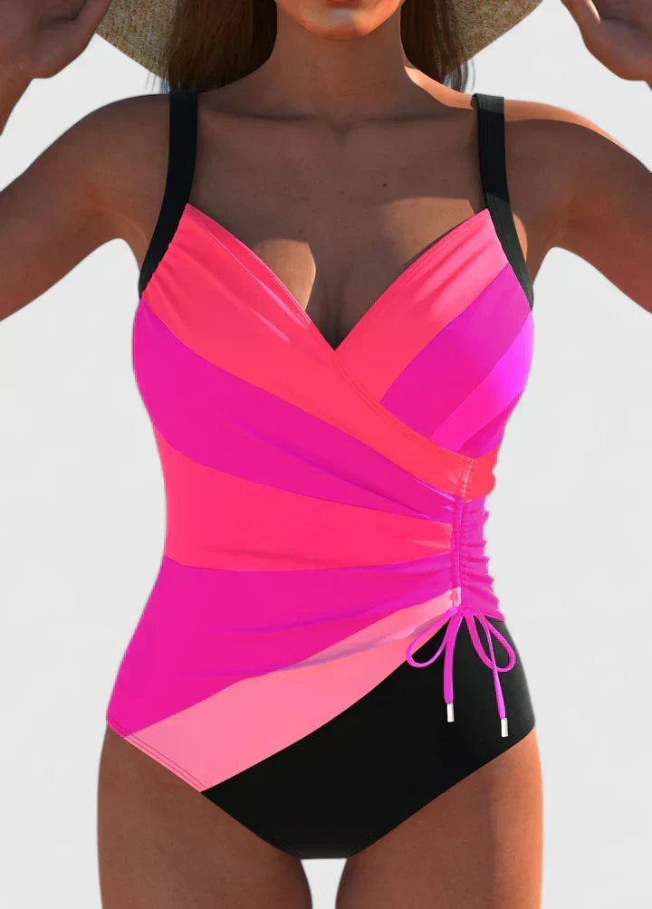 Shaped Swimsuit Wrap Front Summer Beach Swimwear Stylish Fit