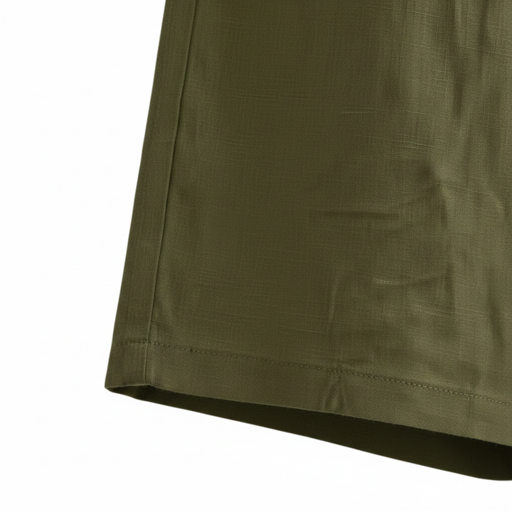 Bermuda Shorts High Waist Elastic Relaxed Fit Casual Style
