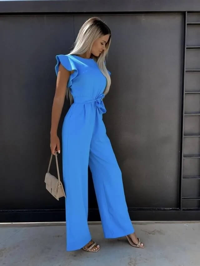 Jumpsuit Elegant Comfortable Tailored Fit Wide Leg Style