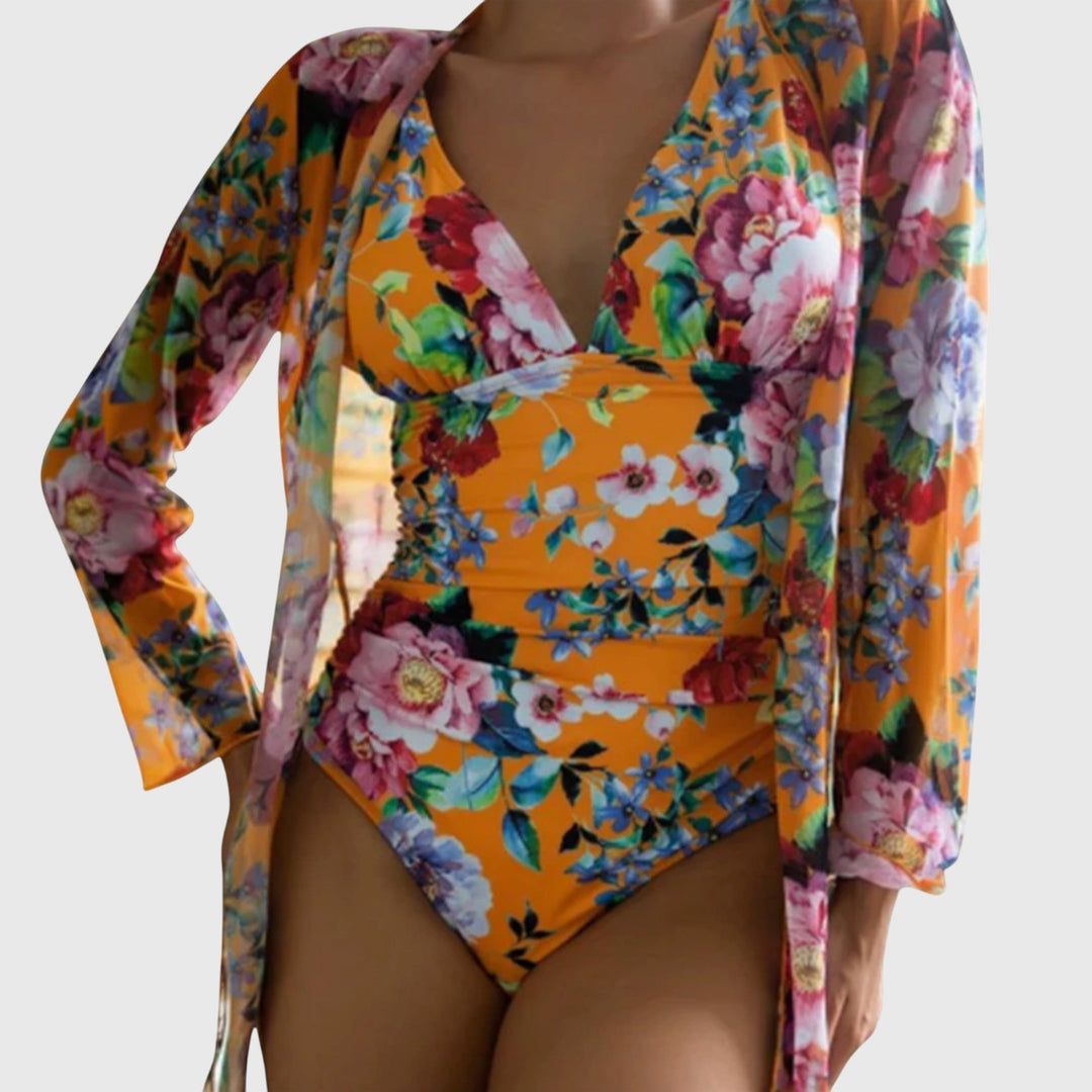 High Waist Bikini Set Adjustable Straps Quick Dry Summer Beach Style