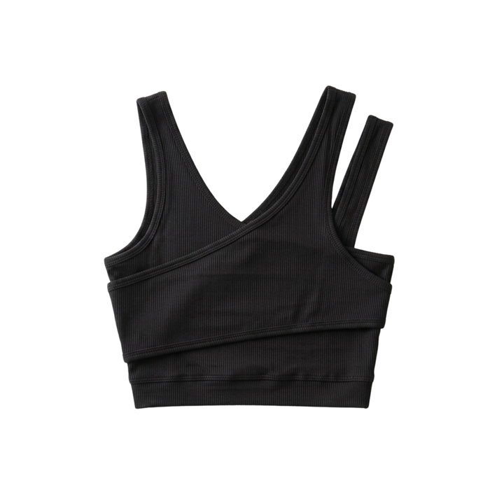 Crop Top Vest V Neck Boho Style Relaxed Summer Fit