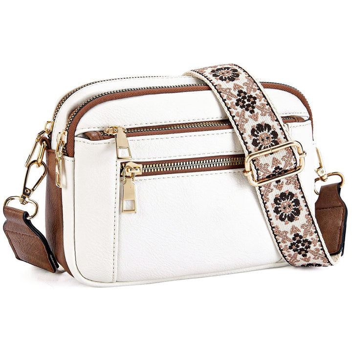 Crossbody Bag with Wide Adjustable Strap for Women