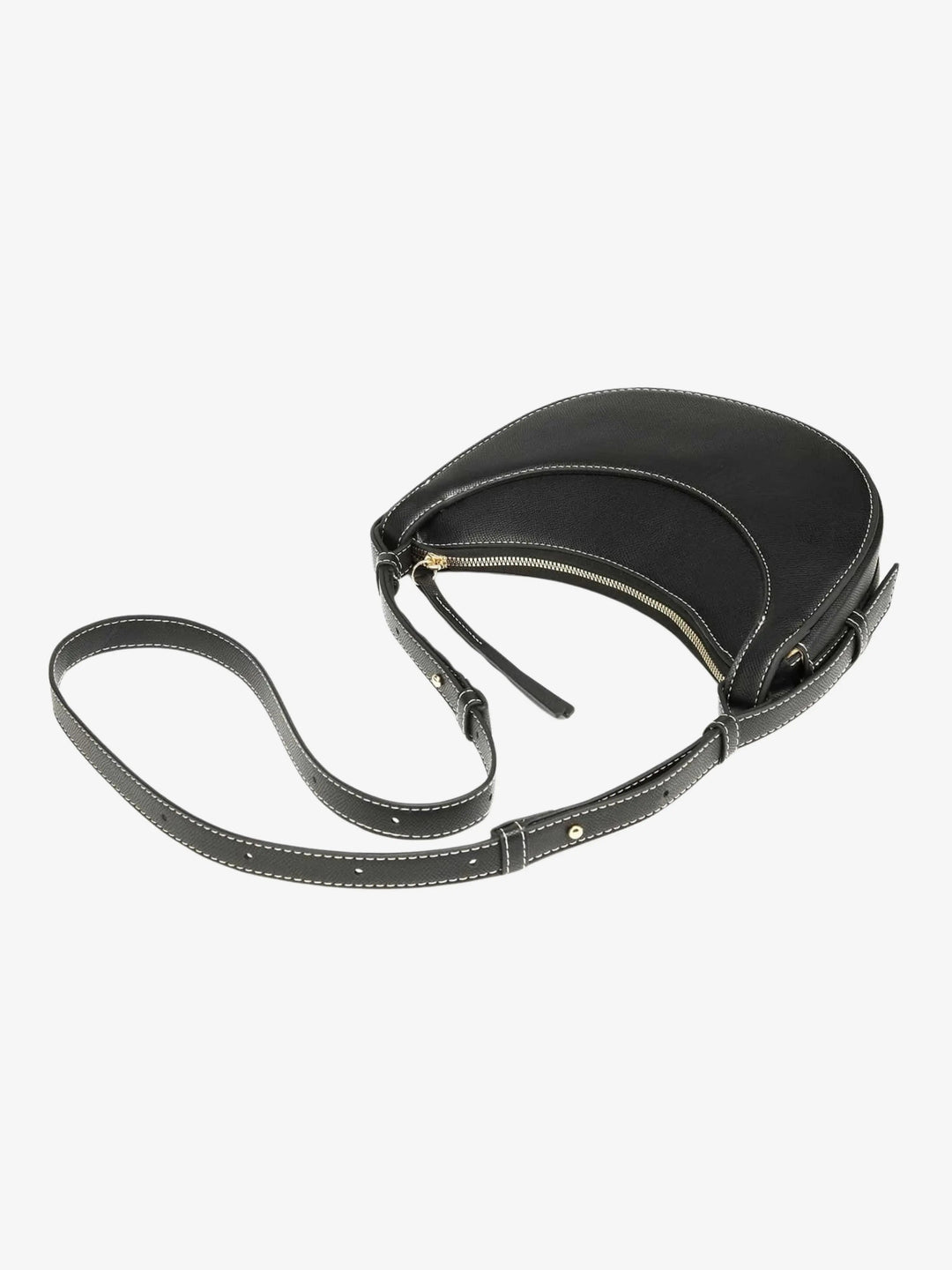 Half Moon Crossbody Bag with Adjustable Shoulder Strap for Women