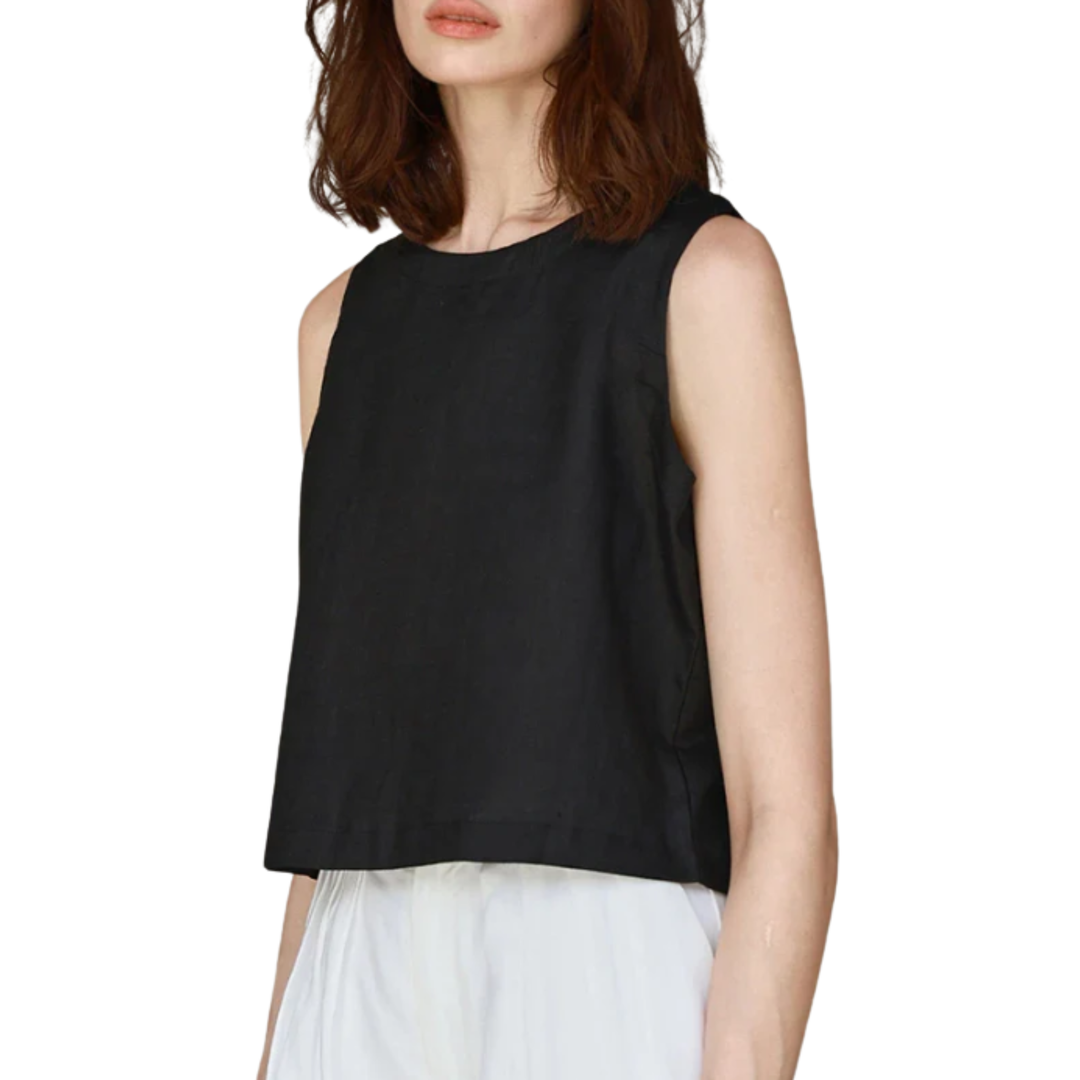 Crop Top Reversible Minimalist Summer Style Relaxed Fit