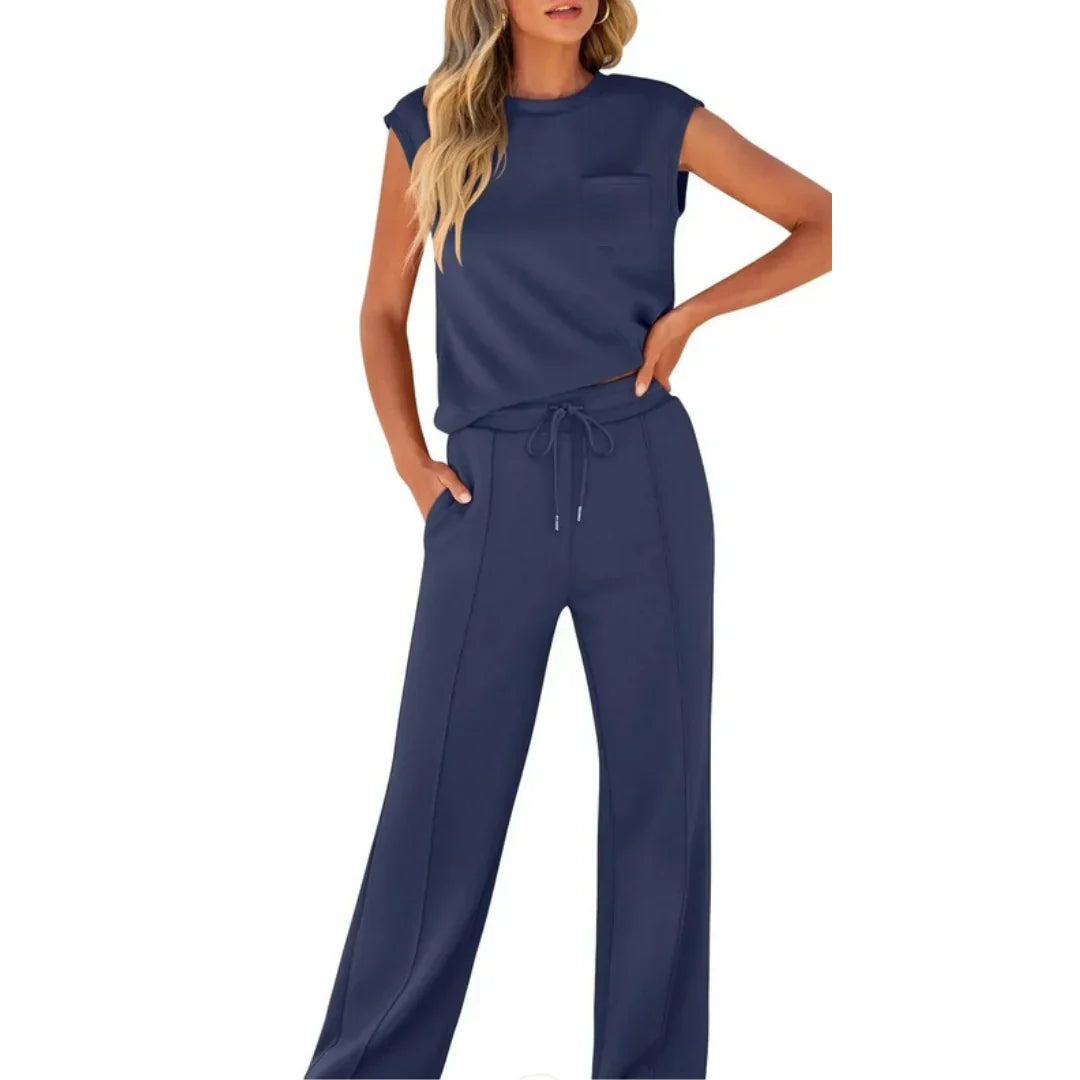 Two Piece Set Women Oversized Casual Summer Home Leisure Wear
