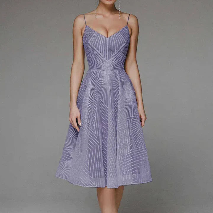 A-Line Cocktail Dress Elegant Structured Fit Timeless Style