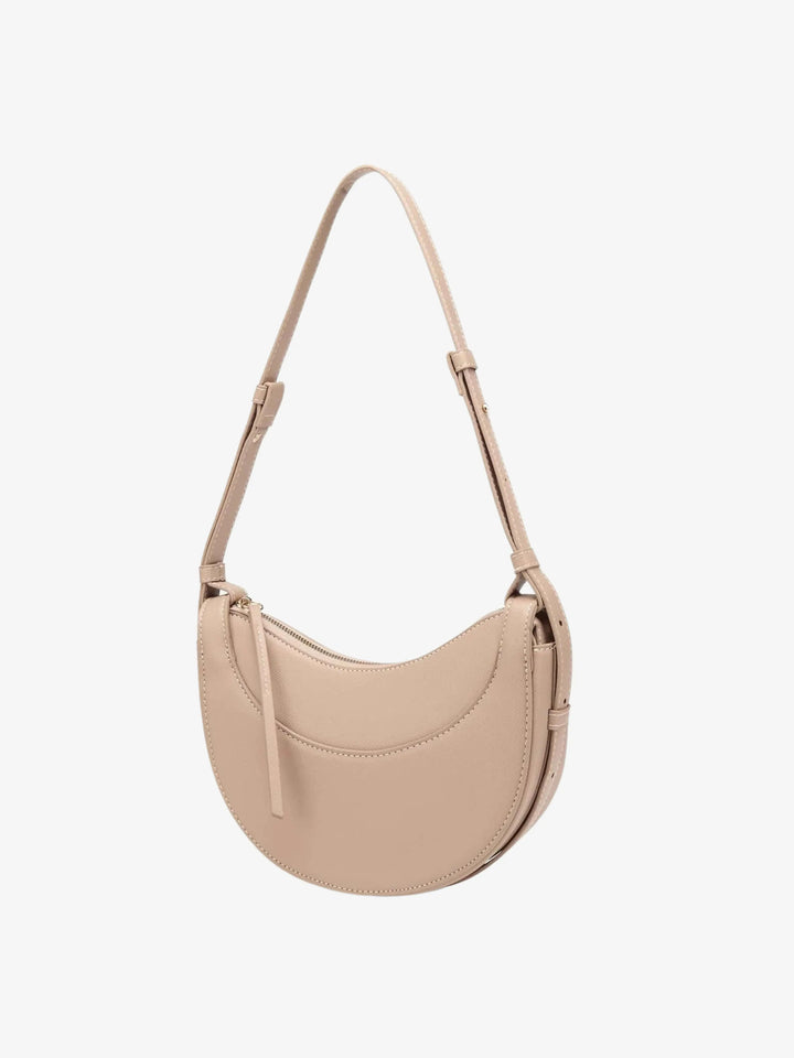 Half Moon Crossbody Bag with Adjustable Shoulder Strap for Women