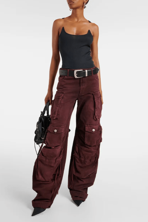 Tank Top Asymmetric Floating Strap Ribbed Sculpted Fit Casual Style