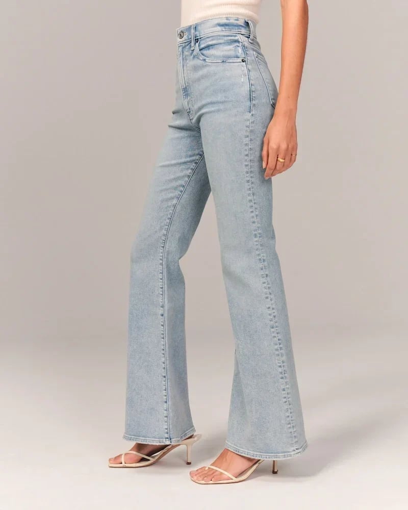 Jeans High Waist Relaxed Fit Straight Leg Casual Style