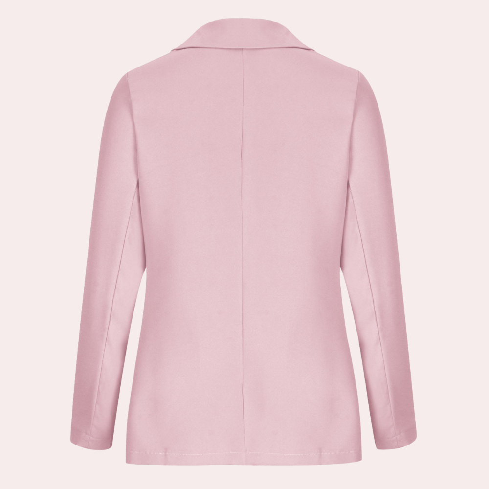 Blazer Single Button Tailored Fit Elegant Office Style