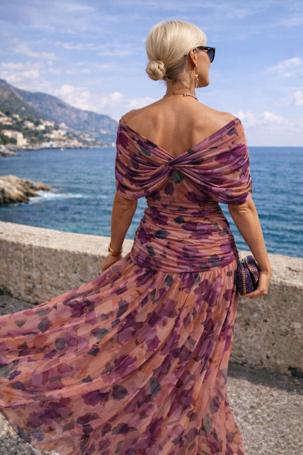 V Neck Party Dress Elegant Silhouette Occasion Wear Style