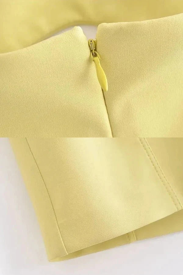Strapless Mini Dress A-Line Fit Flattering Silhouette Summer Style
