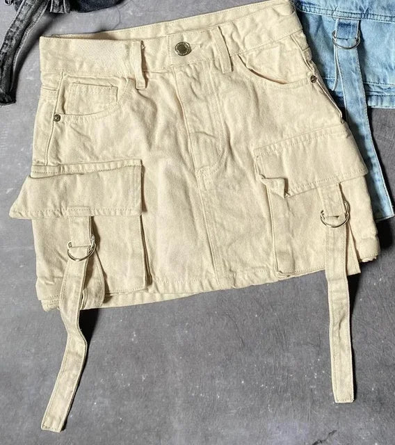 A-Line Skirt High Waist Casual Everyday Style