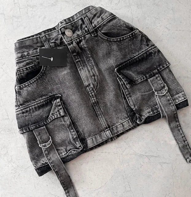 A-Line Skirt High Waist Casual Everyday Style