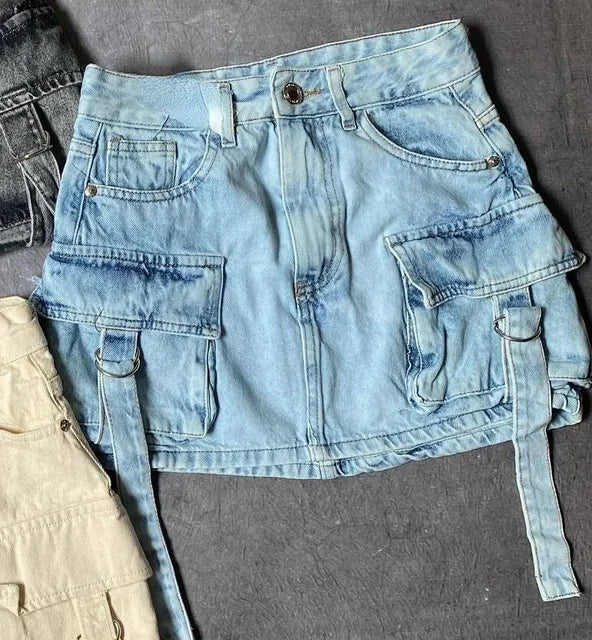 A-Line Skirt High Waist Casual Everyday Style