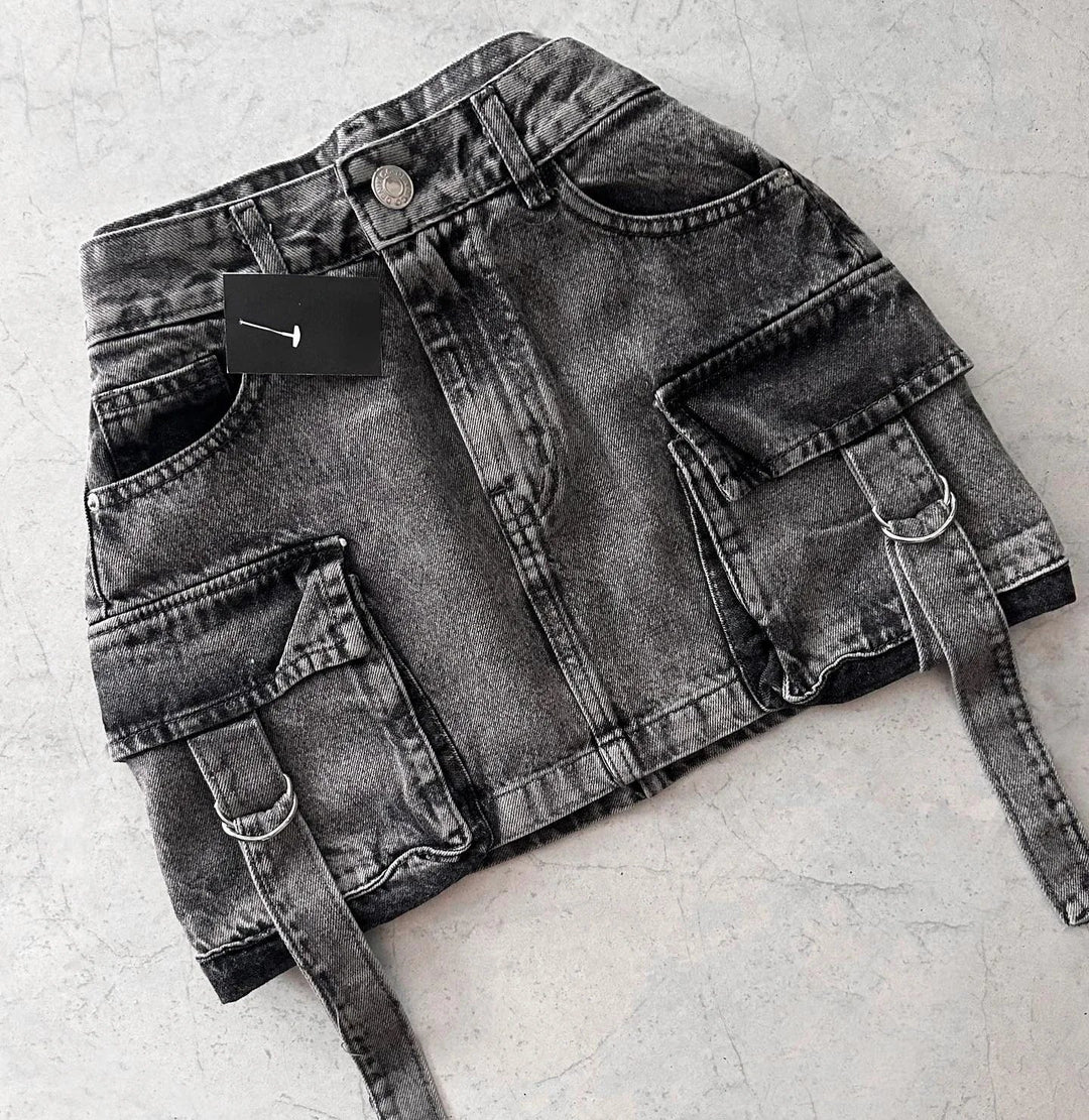 A-Line Skirt High Waist Casual Everyday Style