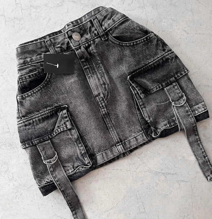 A-Line Skirt High Waist Casual Everyday Style
