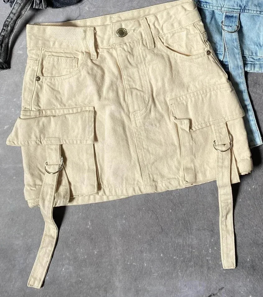 A-Line Skirt High Waist Casual Everyday Style