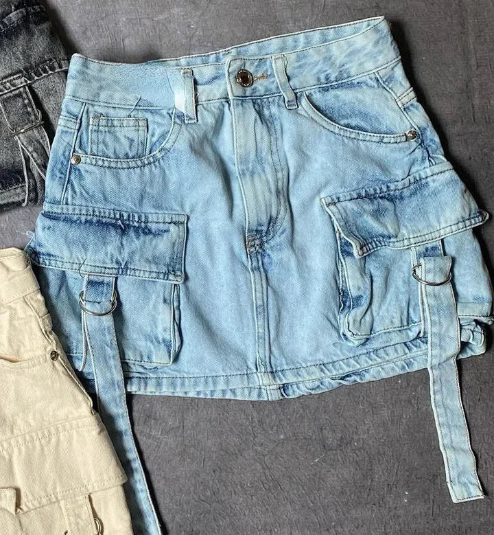 A-Line Skirt High Waist Casual Everyday Style