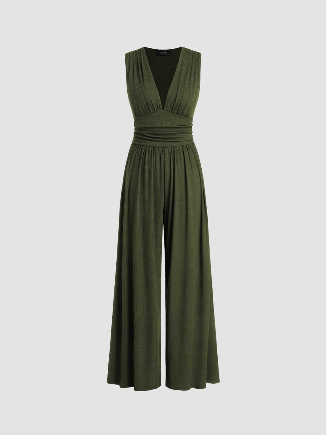 Jumpsuit Sleeveless Tailored Fit Casual Summer Elegant Style