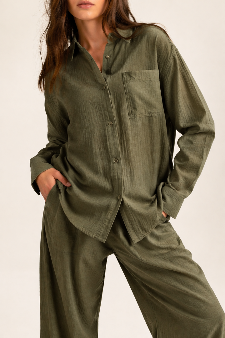 Oversized Cotton Shirt