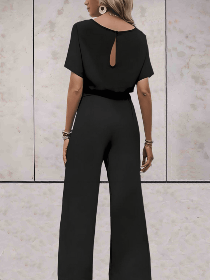 Jumpsuit Elegant Tailored Fit Wide Leg Evening Style