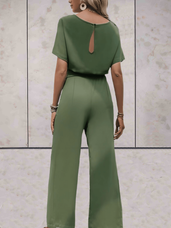 Jumpsuit Elegant Tailored Fit Wide Leg Evening Style
