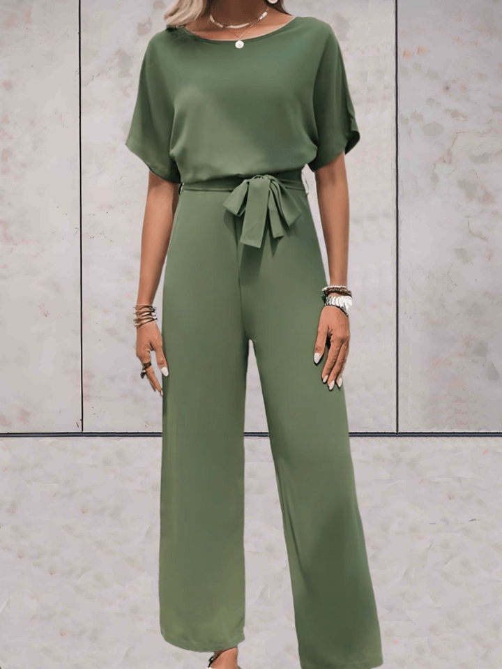 Jumpsuit Elegant Tailored Fit Wide Leg Evening Style