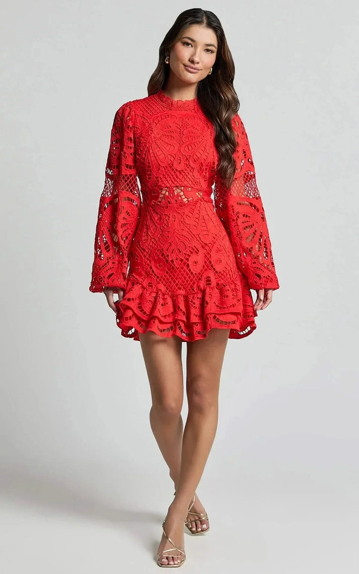 Mini Dress Elegant Tailored Silhouette Feminine Style