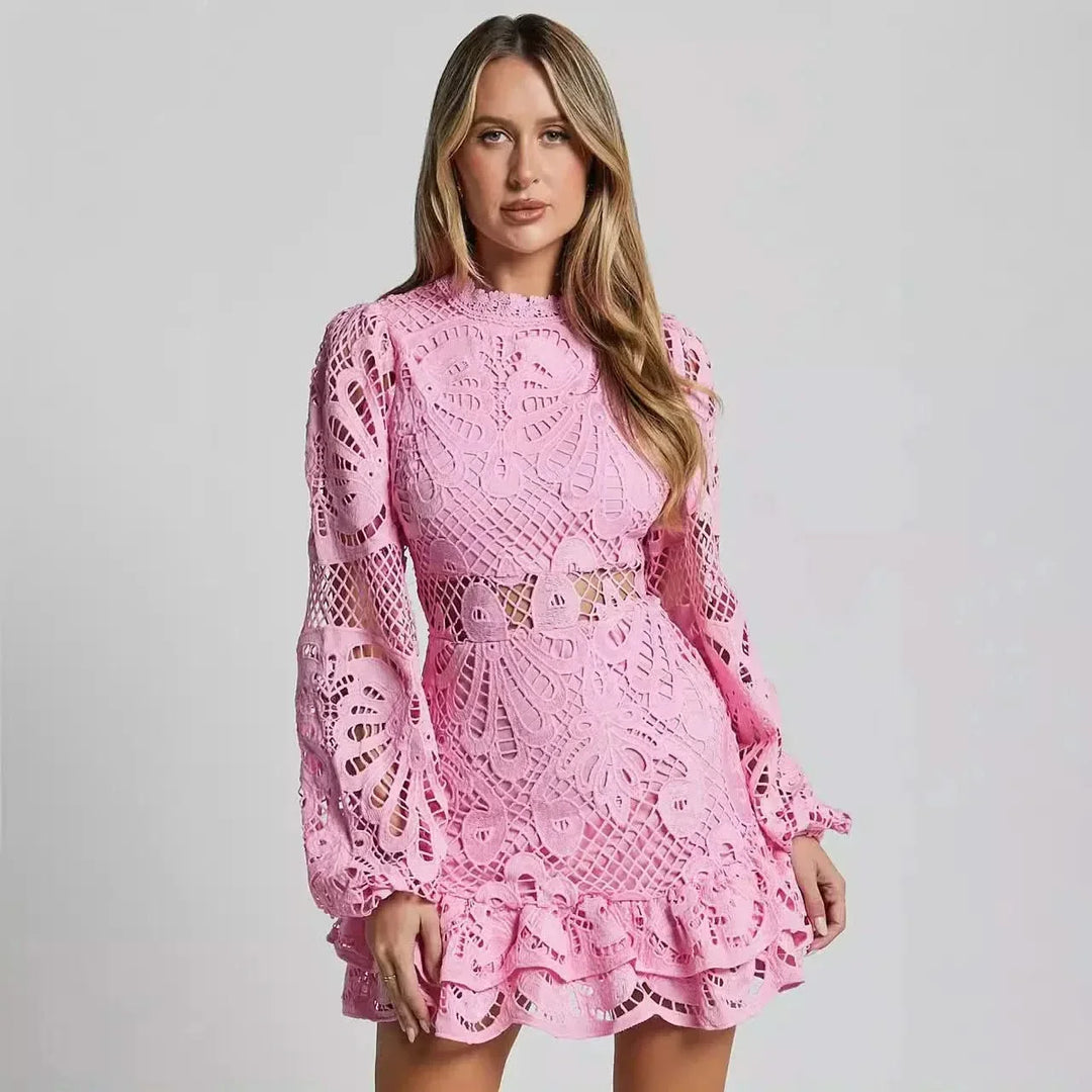 Mini Dress Elegant Tailored Silhouette Feminine Style
