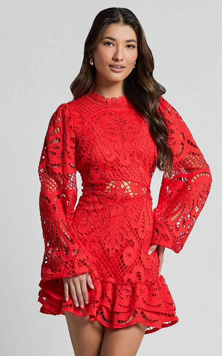 Mini Dress Elegant Tailored Silhouette Feminine Style
