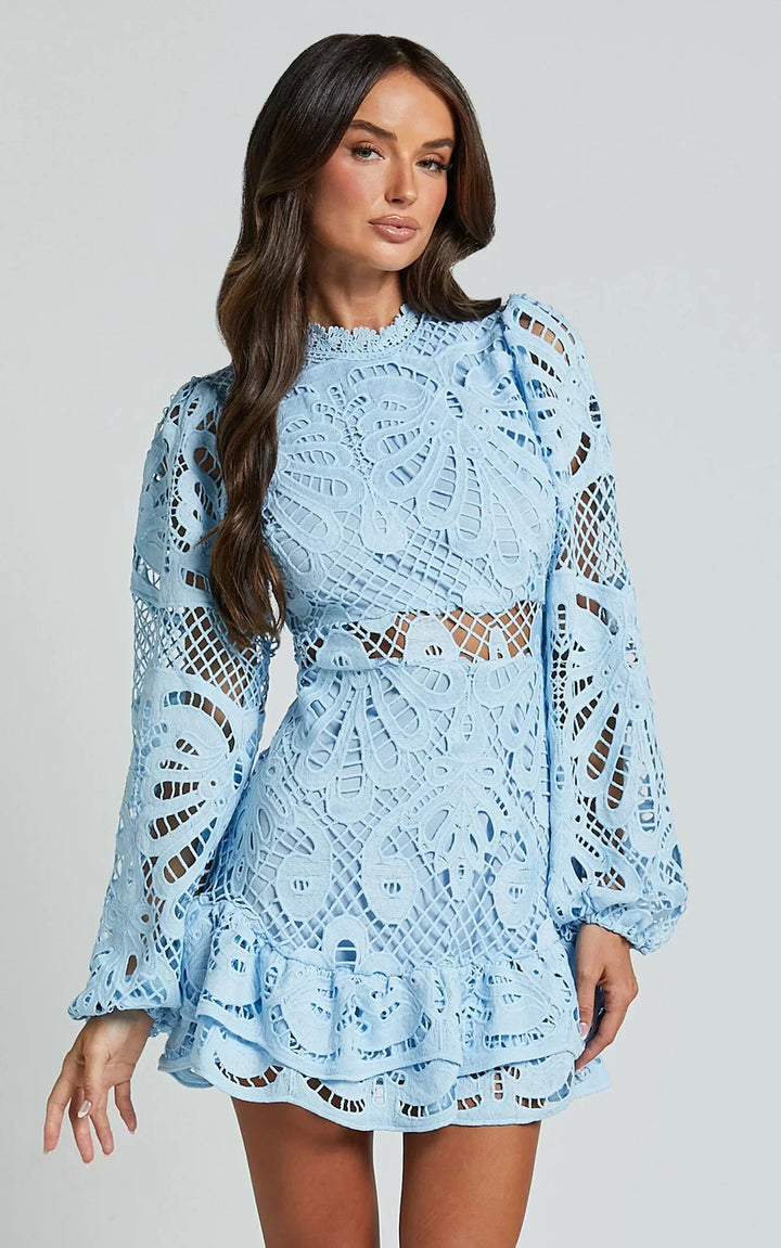 Mini Dress Elegant Tailored Silhouette Feminine Style