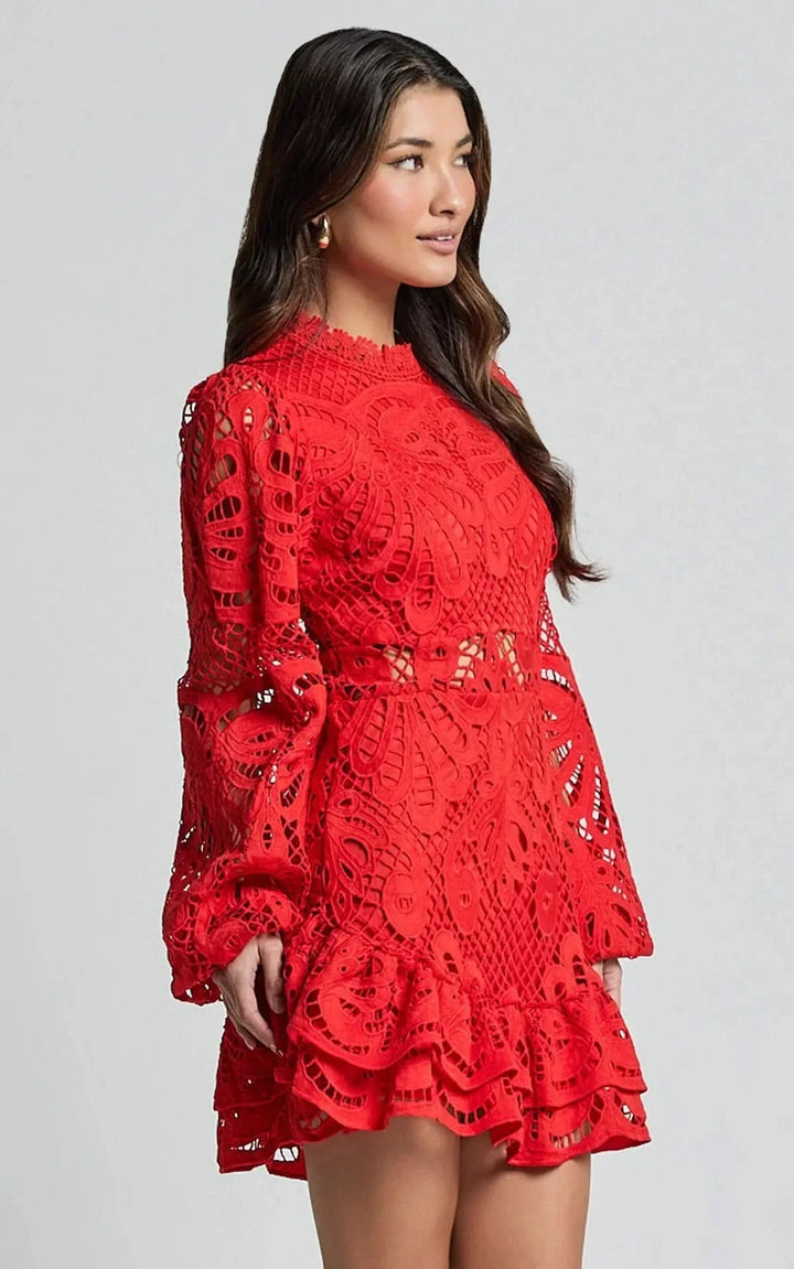 Mini Dress Elegant Tailored Silhouette Feminine Style